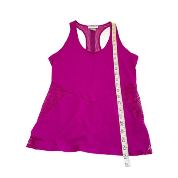 Reebok Women’s Pink Playice Mesh Racerback Athletic Tank Top, Size Small - Picture 8 of 13
